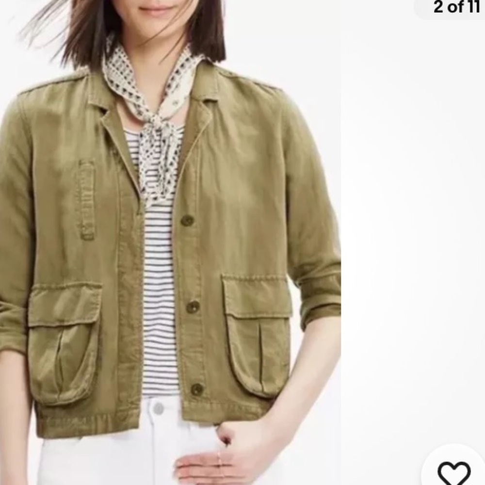 Madewell Green Utility Jacket Versatile and Stylish